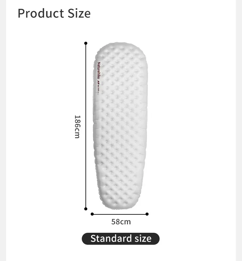 Naturehike R8.8 сверхлегкий спальный коврик для кемпинга надувной уличный