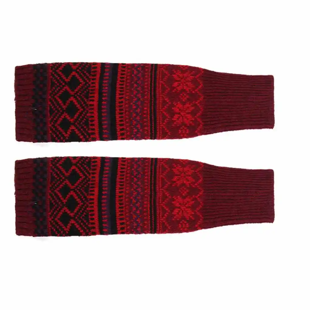 

Женские зимние гетры, вязаный крючком чехол для ног