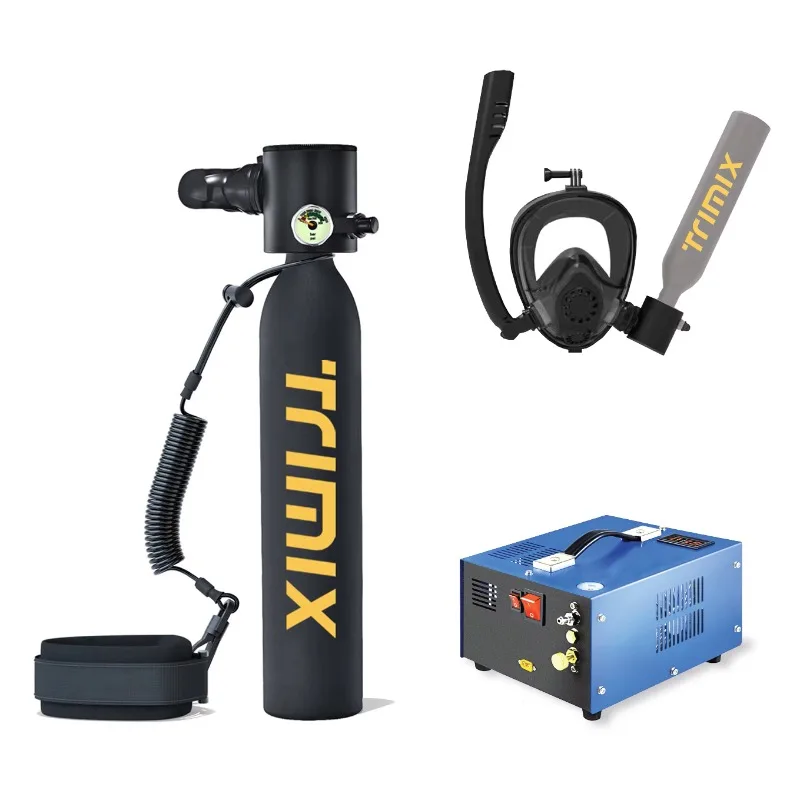 Портативный профессиональный мини-резервуар для подводного плавания Trimix