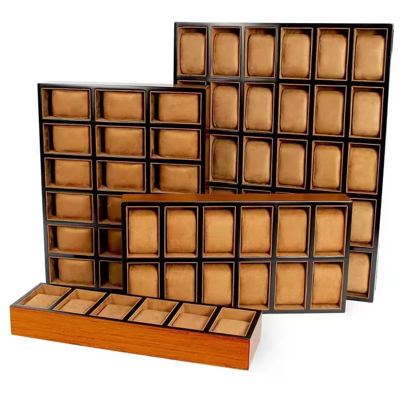 High Grade Wooden Storage Multi Position Watch Box, Tray, Display Rack Factory Wholesale Waterproof Watches