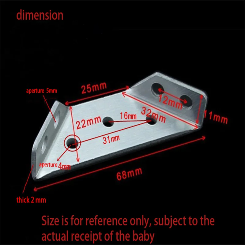 Угловой код утолщенный Многофункциональный фиксированный держатель из