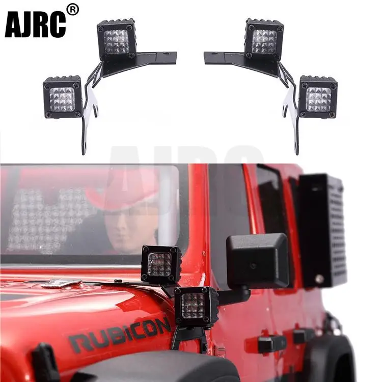 

Для Axial Scx10 Wrangler Trax Trx4 Trx6 фары для внедорожника модифицированный квадратный прожектор E Searchlight