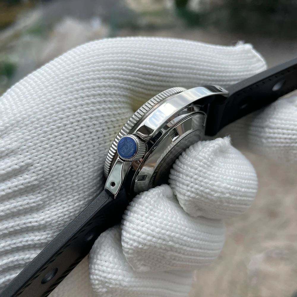 Купить Новинка 2022, механические наручные часы STEELDIVE SD1977T, тонкие мужские водонепроницаемые супер светящиеся часы для дайвинга до 20 бар Abalone SUB300T