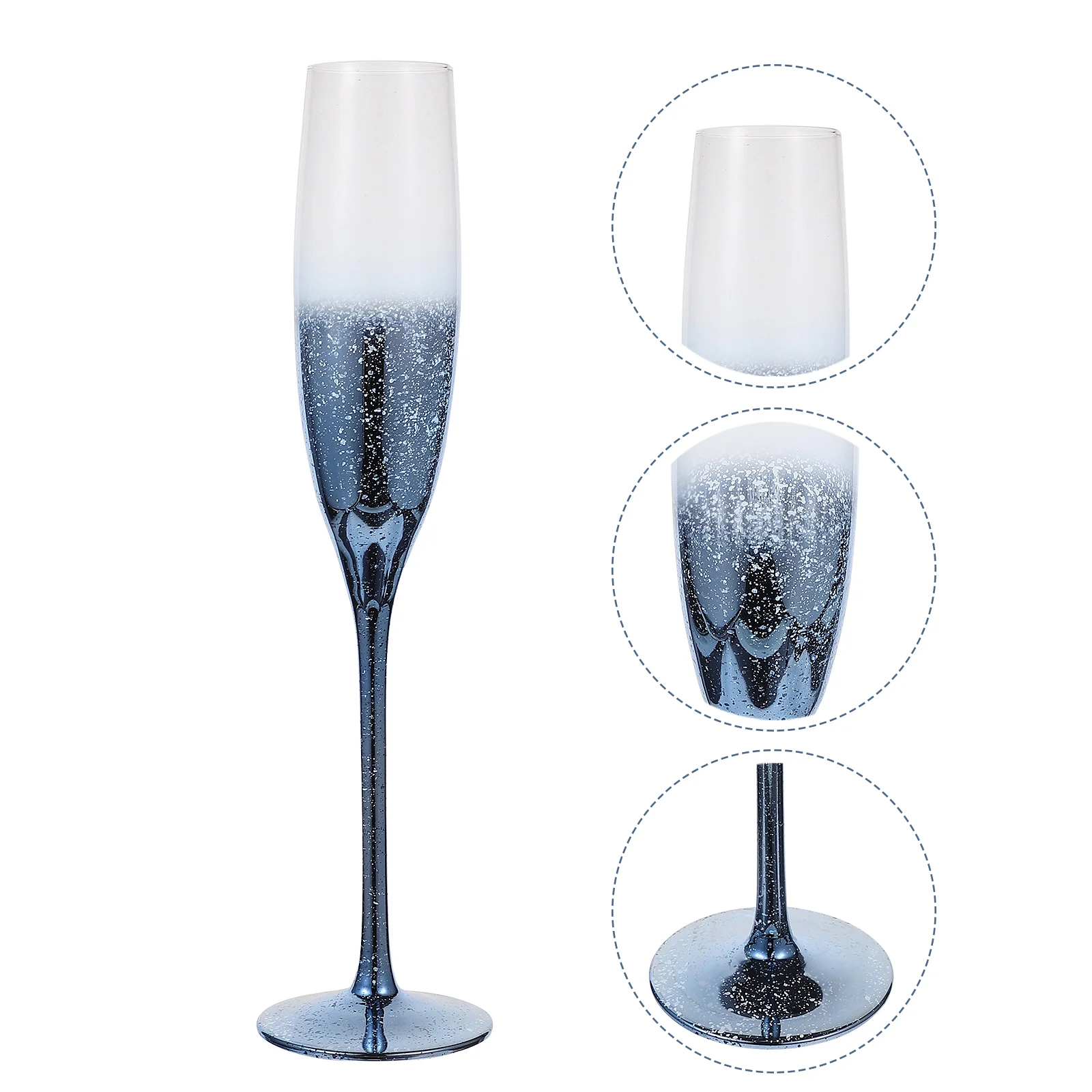 

Champagne Glasses Flute Toasting Cup Cups Party Stem Wedding Cocktail Glassware Highball Flutes Goblets Supplies Tumbler Deluxe
