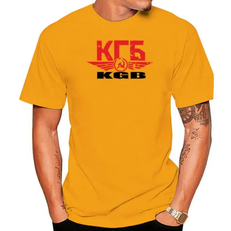 

KGB CCCP TOPS T SHIRTS T-SHIRTS USSR Russia Russian HAMMER SICKLE