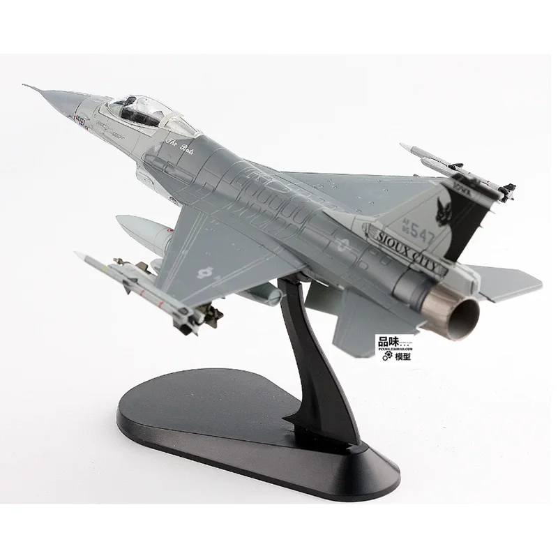 Фото Масштабная модель американского истребителя F-16C «Иов» Национальной гвардии (1:72), коллекционная, из сплава, для декора №4