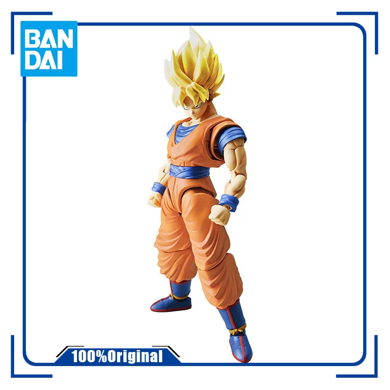 

BANDAI Figure Rise Standard Dragon Ball Super Saiyan Son Goku Assembly Plastic Model Kit Action Toy Figures Gift