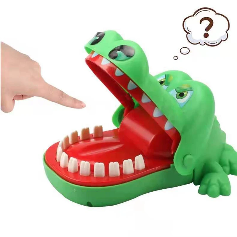 

Hand-biting Crocodile Scary Toy Trick Decompression Alligator Game Children's Cool Stuff Crocodile Bite Finger Toy Children Gift