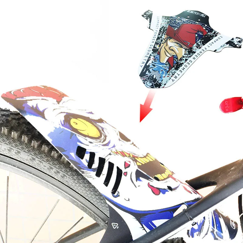 

ENLEE 2pcs mountain bike mini mudguard road car tile mud plate bike DH downhill saddle universal mud removal tile bycicle fender
