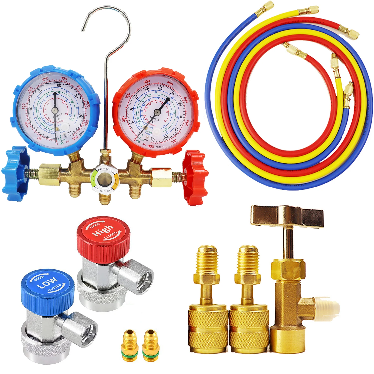 Набор Инструментов Для Кондиционирования Воздуха Холодильников R410A R32 R404A R134A С