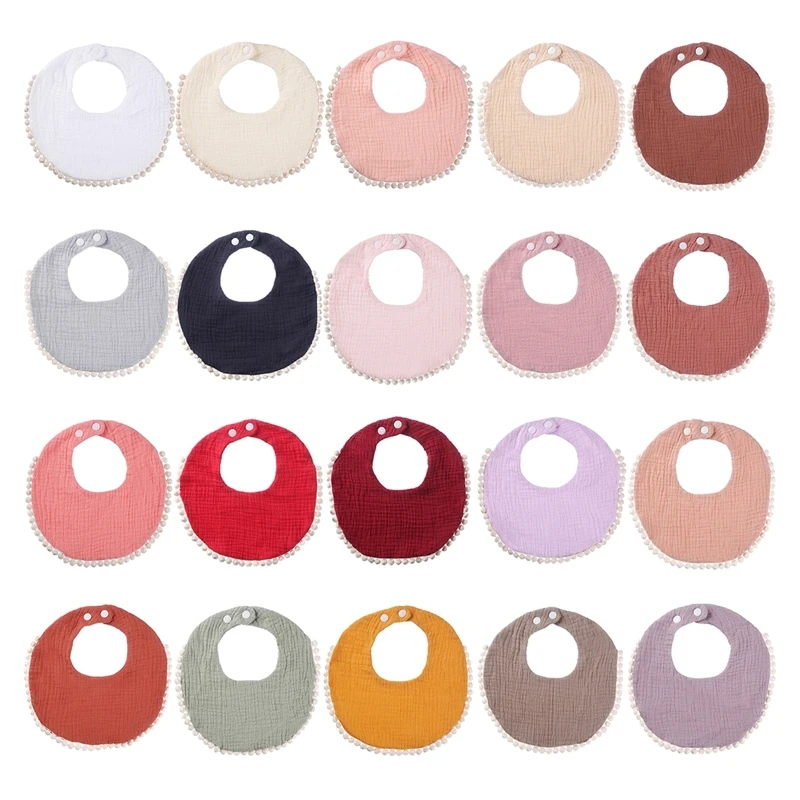 

Baby Cotton Bib Washable Children Girls Boys Feeding Eating Supplies