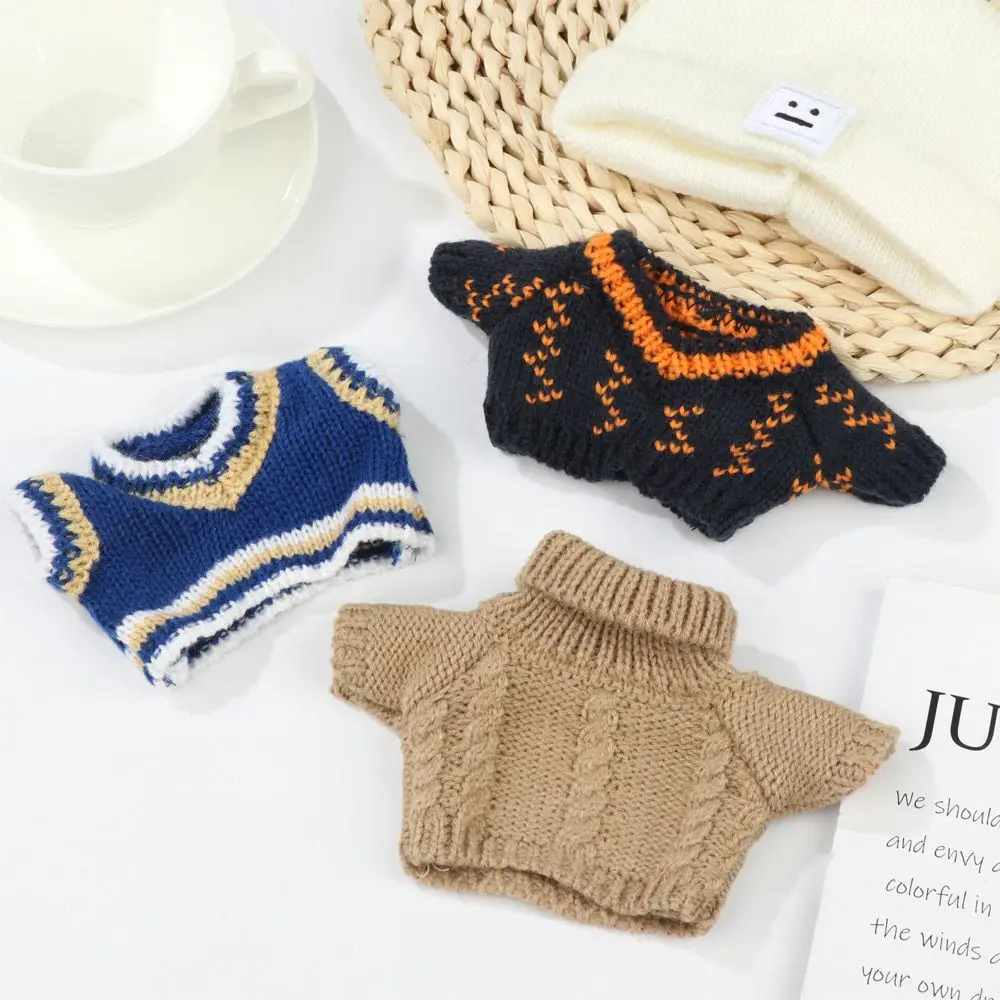 

Fashion Doll Clothes for 20cm Korea Dolls Plush Doll's Clothing Sweater Stuffed Toy Dolls Outfit for Dolls Accessories