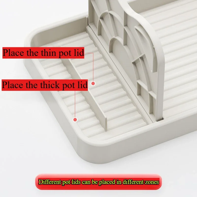 Полки с крышкой для кастрюль кухонная полка хранения супа ложки стеллаж лопаты
