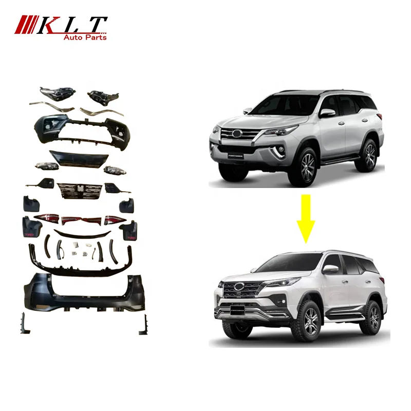 Для KLT новый дизайн комплект кузова переднего бампера автомобиля для Toyota Fortuner