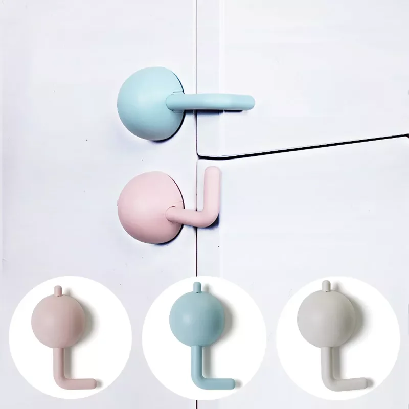 

New Baby Safety Lock Anti-Pinch Hand Children Safety Cabinet Door Drawer Locks Multi-Functional Security Refrigerator Buckle