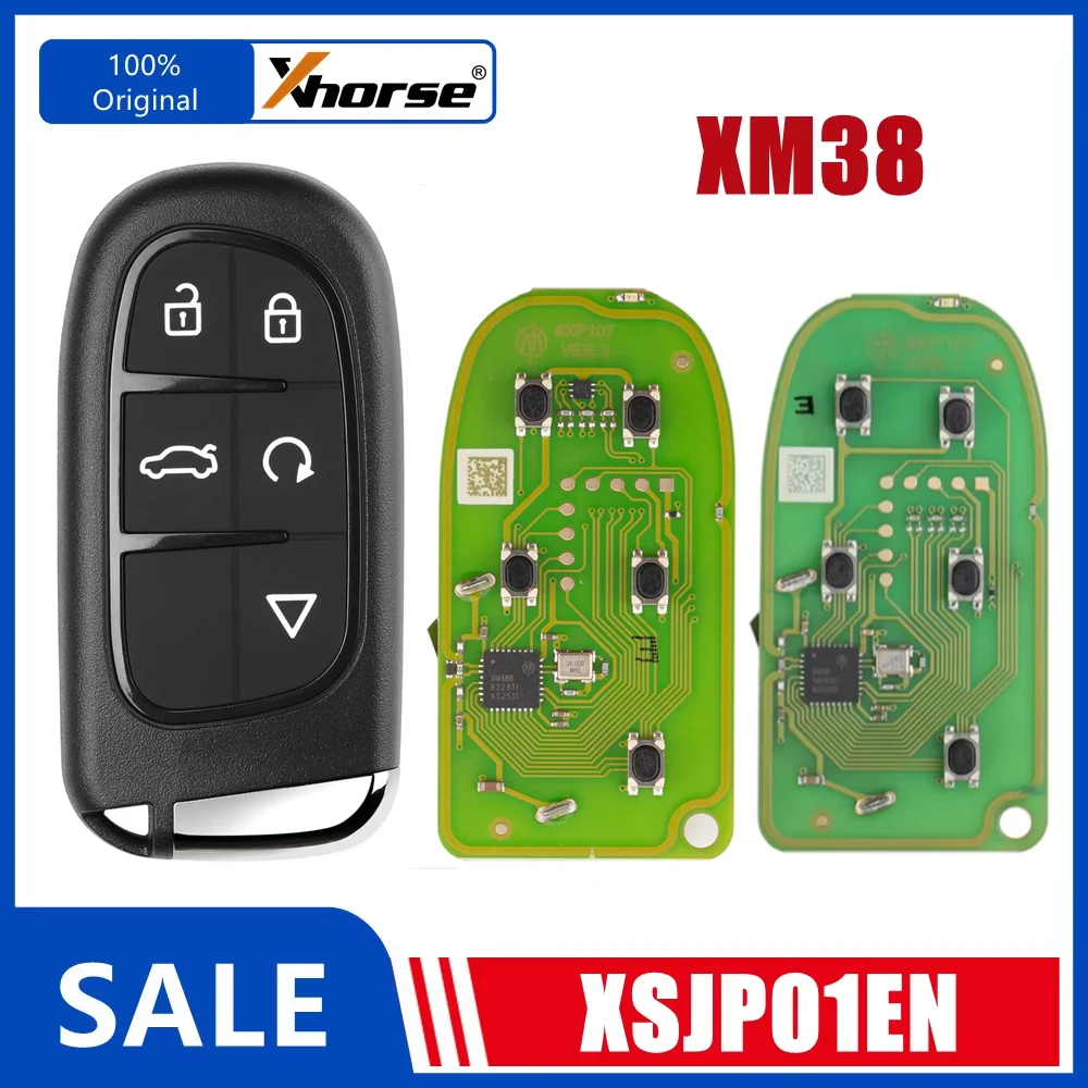 

1 шт. XHORSE XSJP01EN серии XM38 для универсального смарт-ключа типа Jeep работает с программатором ключей VVDI VVDI2