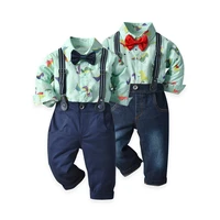 toddler boys clothing set autumn winter children shirt tops pants 3pcs suit boutique kids clothing