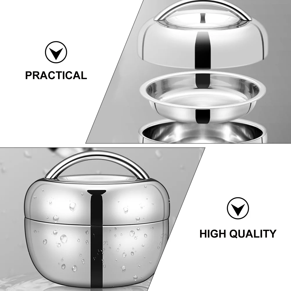 

1 Pc Food Container Portion Control Box Stainless Steel Bento Box
