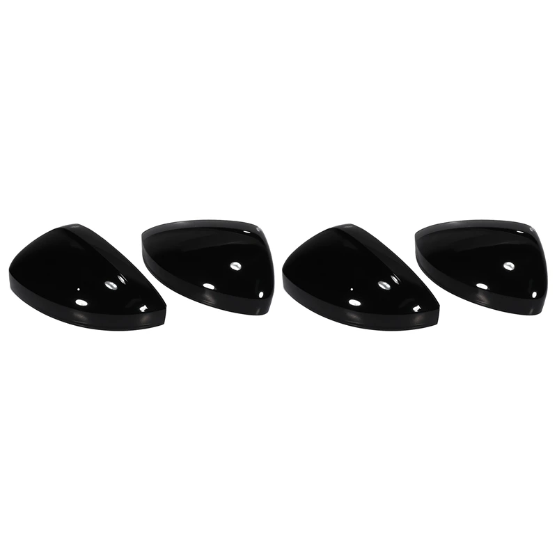 

4Pcs Car Left And Right Rearview Mirror Housing Cover For Tiguan L 2017 2018