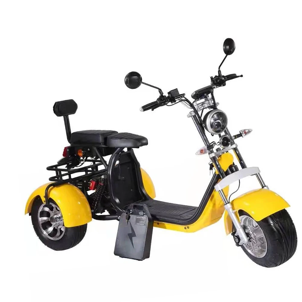 

Factory supply EEC COC three-wheel cargo motorcycle golf tricycle suitable for adults Citycoco