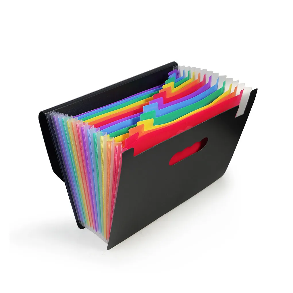 

24 Layers File Organizer Office Document Paper Pockets Bag Classroom