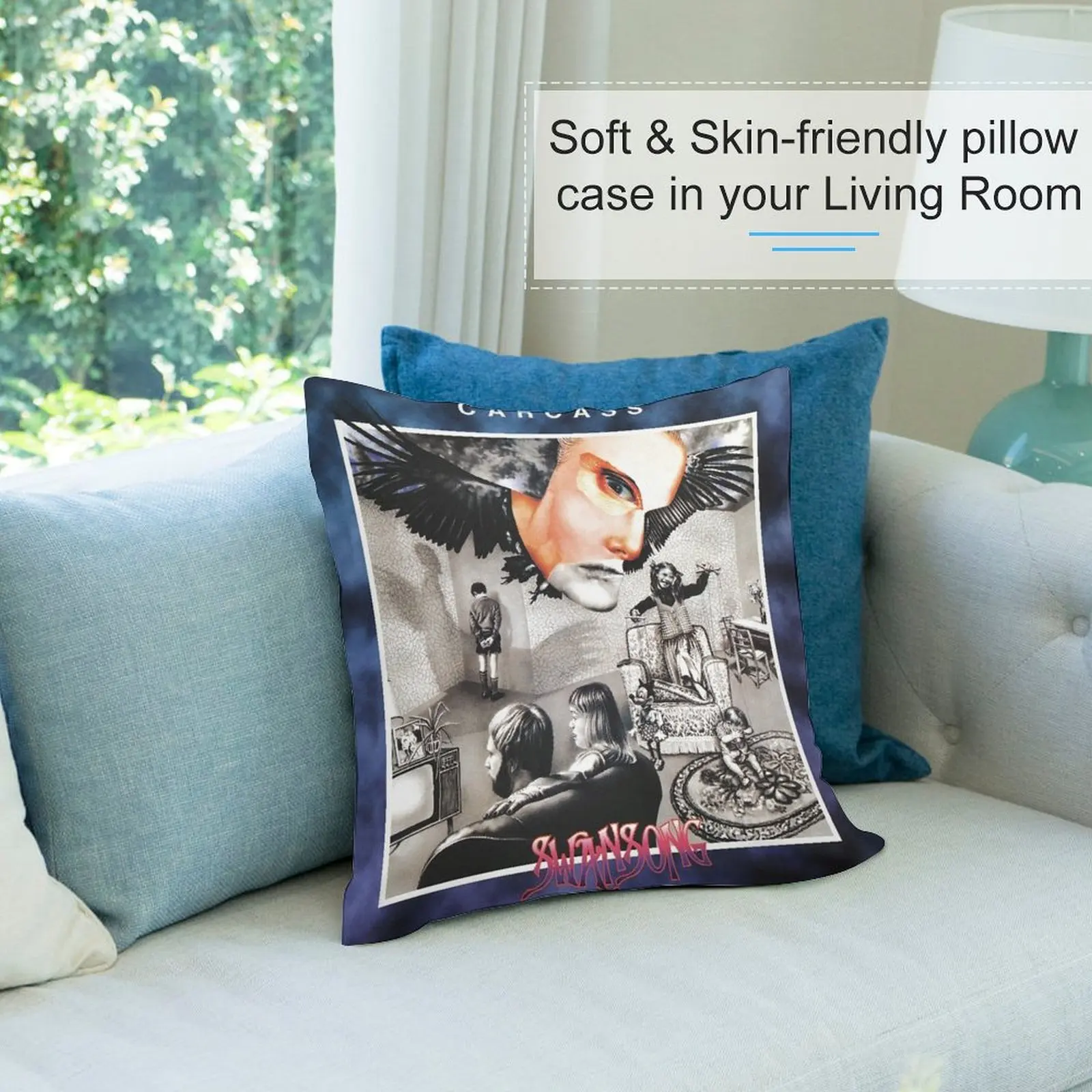 Swansong осенняя наволочка роскошный декоративный чехол для подушки роскошная