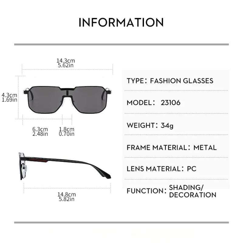 Металлические солнцезащитные очки в стиле стимпанк модная большая оправа защита