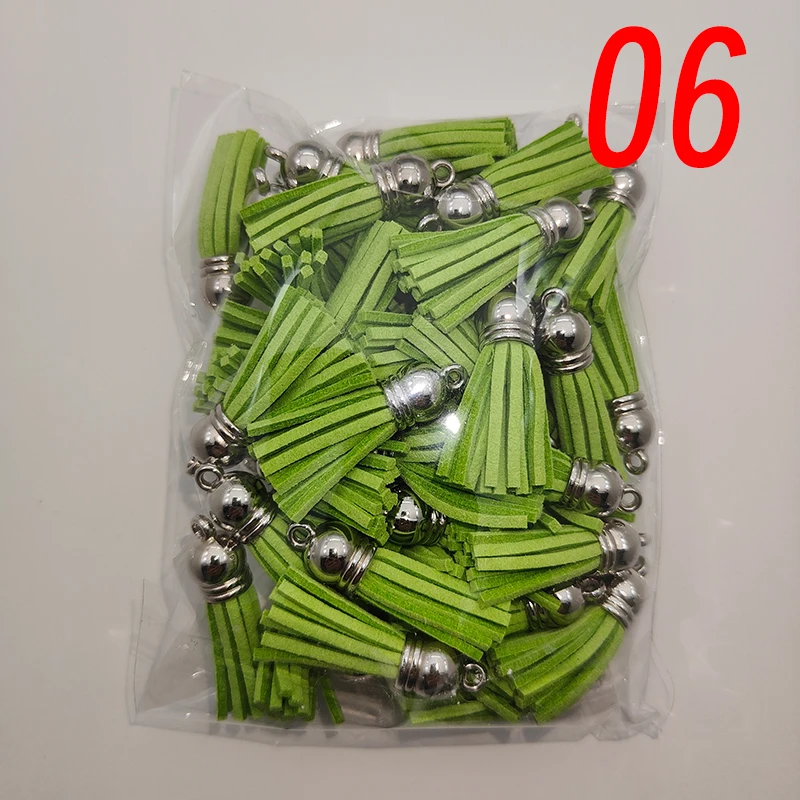 

Подвески с кожаной кисточкой для изготовления ювелирных изделий, брелок, аксессуары оптом, 60/100 шт.