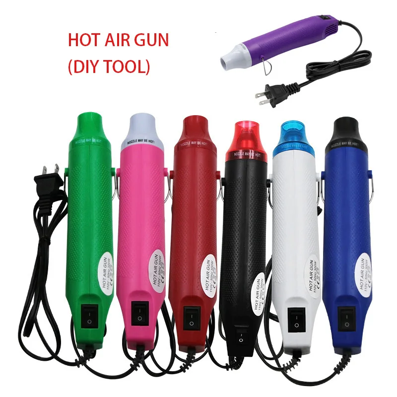 

DIY Using Heat Gun Electric Power Tool Hot Air 300W Temperature Gun With Supporting Seat Shrink Plastic DIY Tool Color