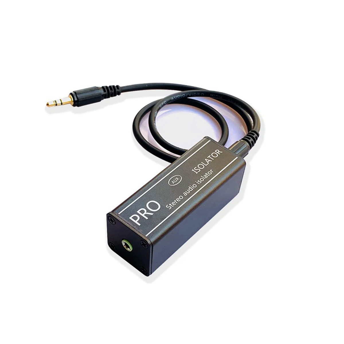 

3.5Mm Audio Isolator Audio Cable Speaker Line Isolator for Car Stereo Audio System Gold-Plating Plug Stable Transmission