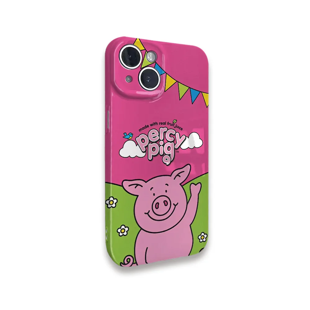 Розовый мультяшный чехол Biye в виде свиньи для телефона IPHONE 15PRO MAX 14 13 12 11 PRO Plus XR XS