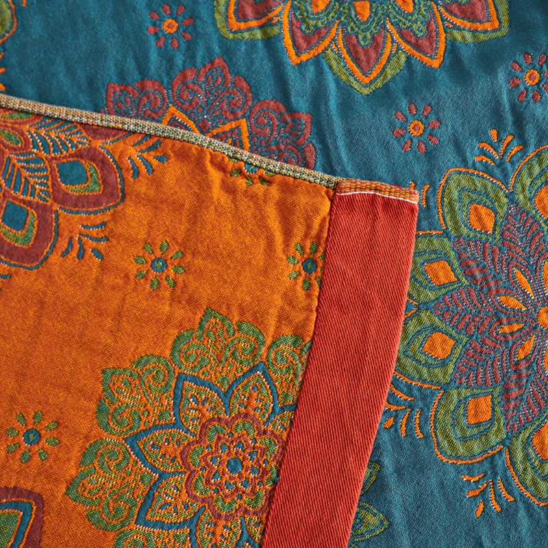 1 шт. покрывало на кровать Королевский размер винтажный стиль Марлевое одеяло для