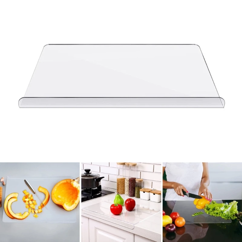 

Acrylic Chopping- Board Non Slip Cutting Boards with Lip for Kitchen Counter