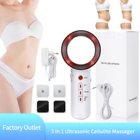 ultrasonic 3 in 1 cellulite massager microcurrent fat burner device weight loss infrared facial body skin tighten slimming tool