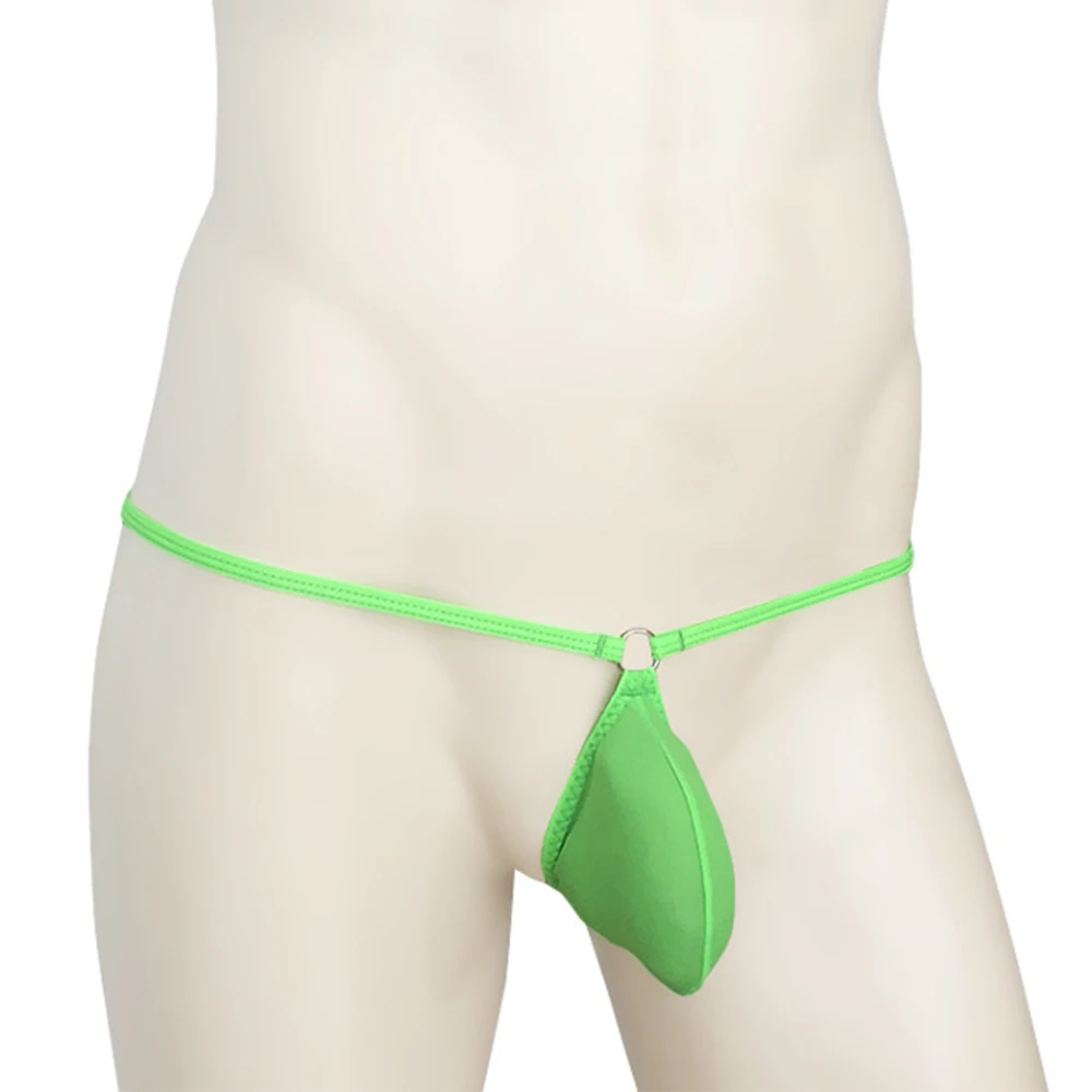 

Men Elephant Nose G -String T-Panties Underwear Briefs Sexy Low-rise Bikini Lingerie See Through Bugle Pouch Thong Tight T Pants