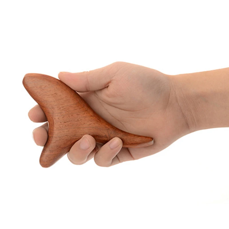 Массажер для стоп с деревянной треугольной рукояткой |