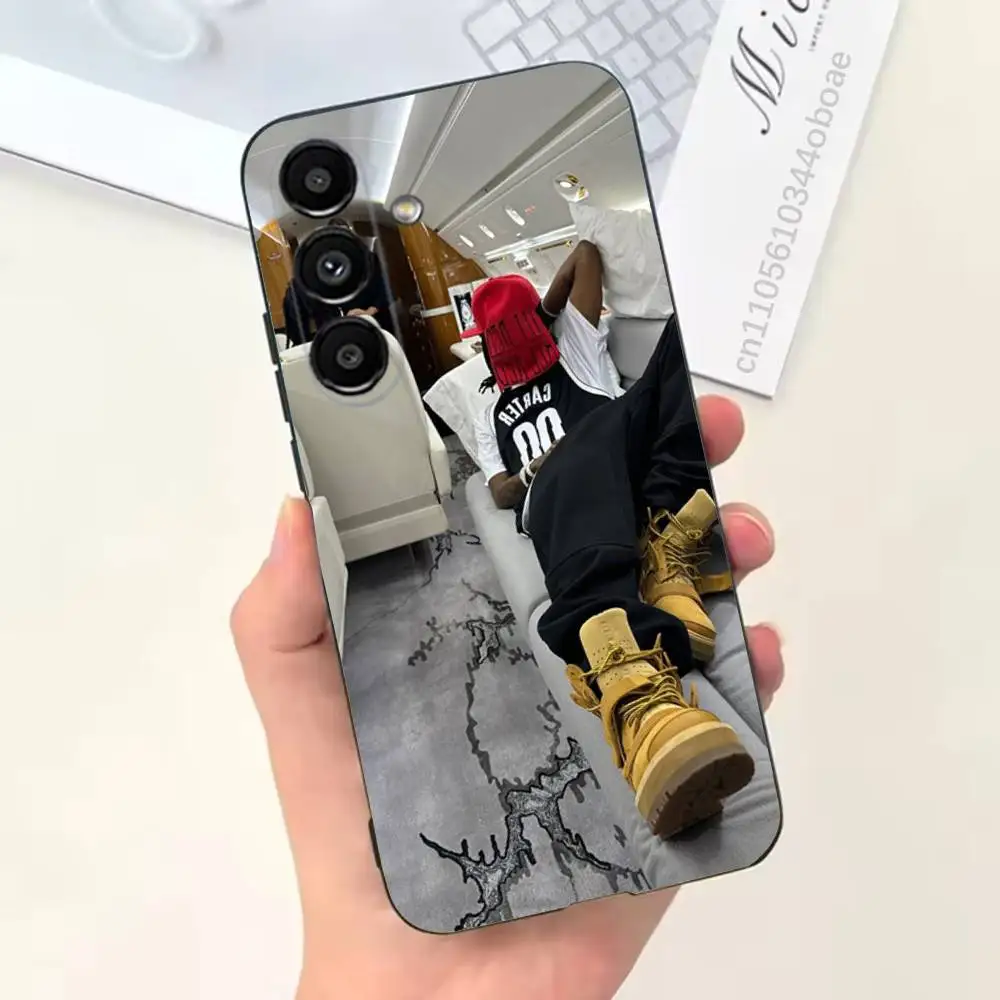 Чехол для телефона P-Playboi C-Carti Music для Samsung S25,24,21,22,23,20,S30,Ultra,Plus,Fe,Lite,Note,5G, черный, мягкий (art.: 3920d9bbd20cb) - 3920d9bbd20cb