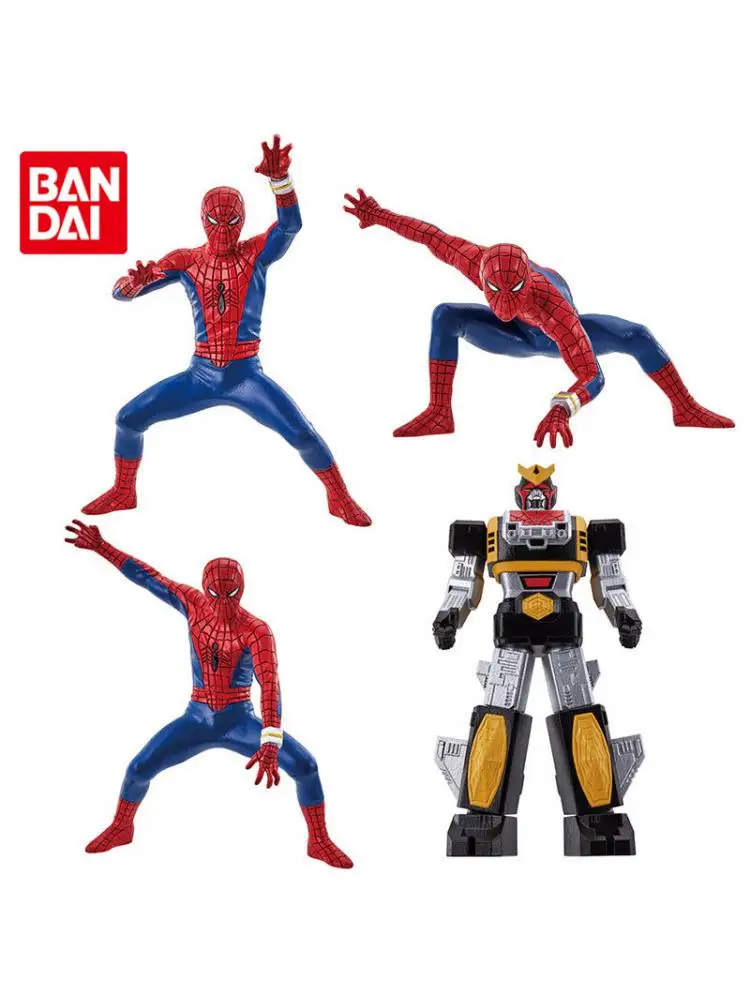 

Genuine Gashapon HG Marvel Spider-Man Toei TV Series Dolls Leopardon Anime Action Figures Toys for Kids Children Gifts