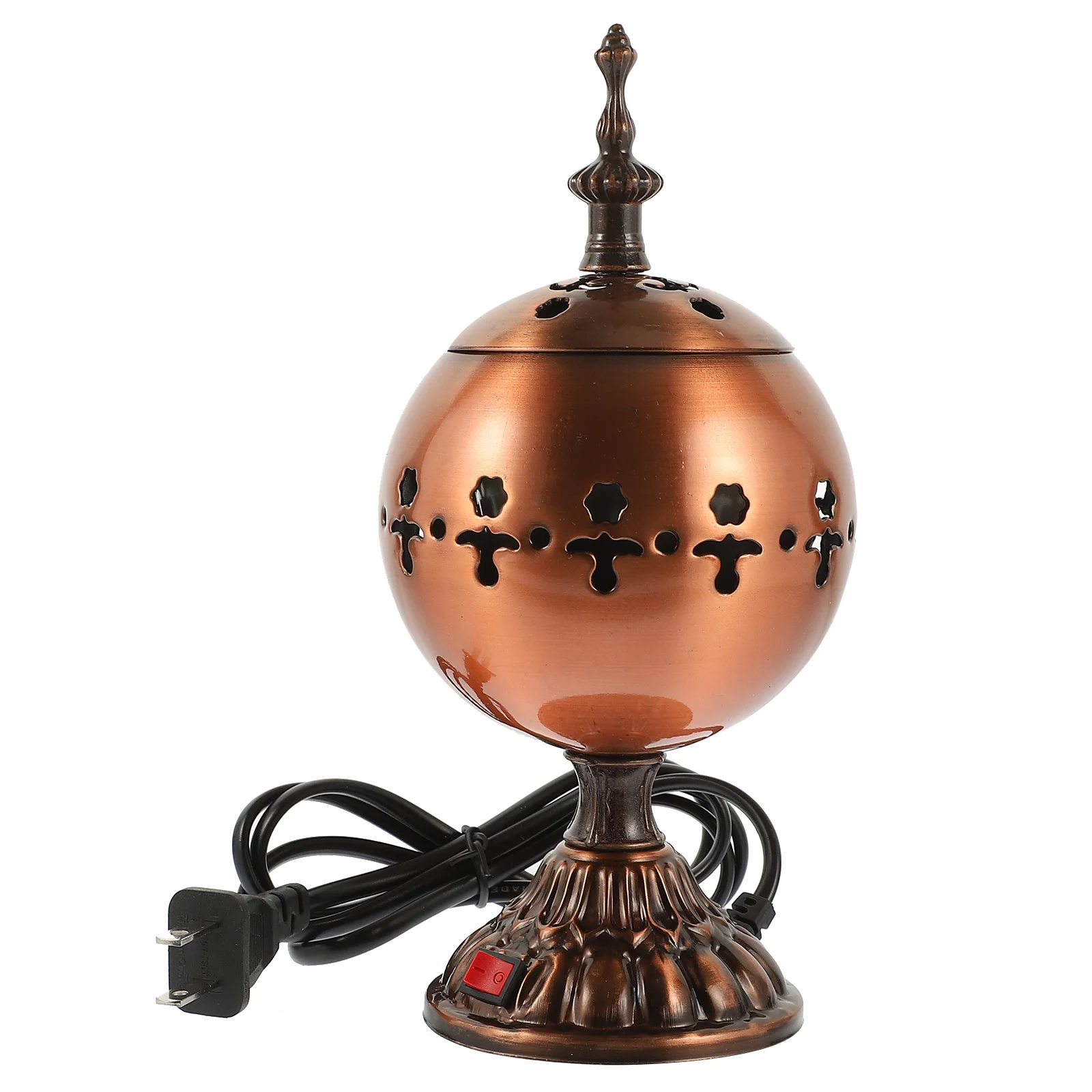 

Electro-thermal Plug-in Burner Desktop Decor Iron Decorative Electric Censer