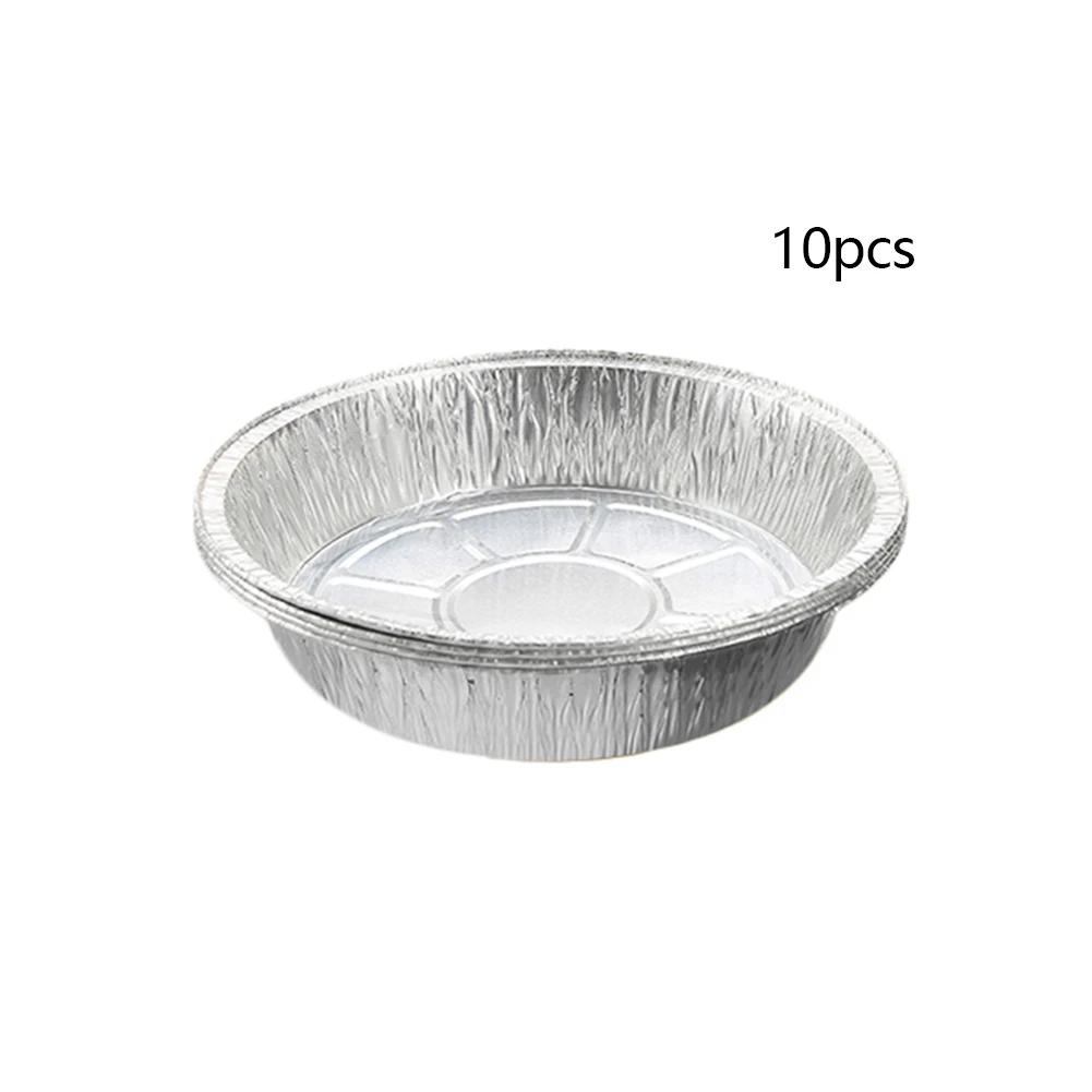 

Foil Tray Pizza Tray Air Fryer Special Silver 5.4g 50PCS 7-inch Disposable Aluminum Foil Tin Plate Aluminum Foil