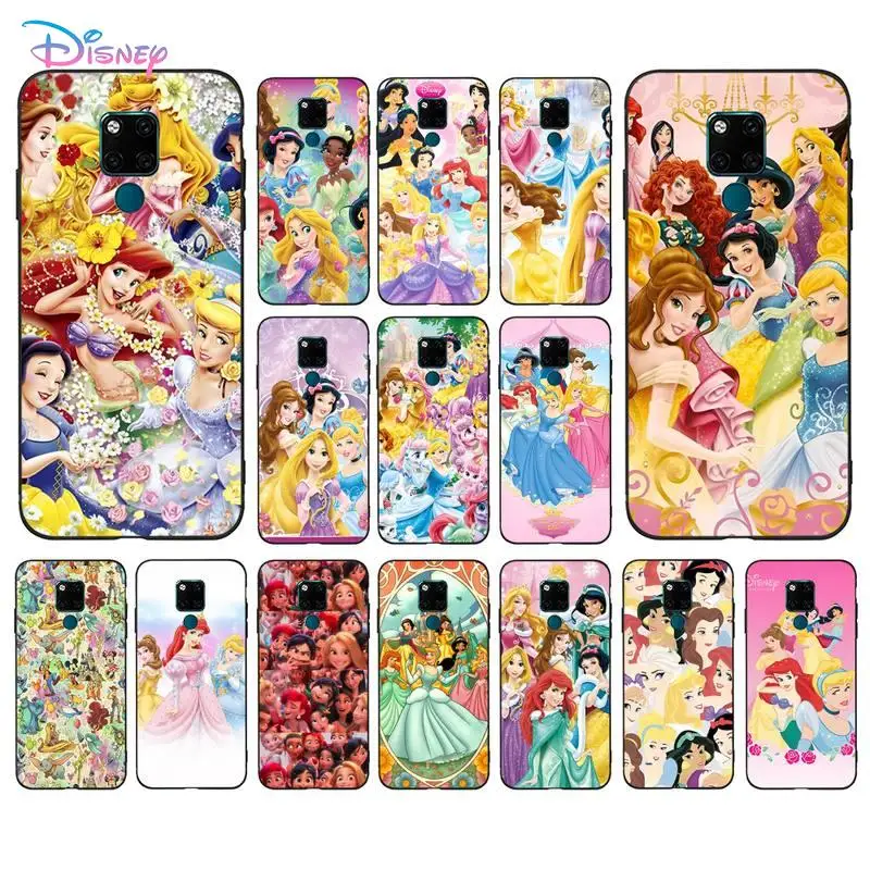 

Disney Princess Phone Case for Huawei Mate 20 10 9 40 30 lite pro X Nova 2 3i 7se