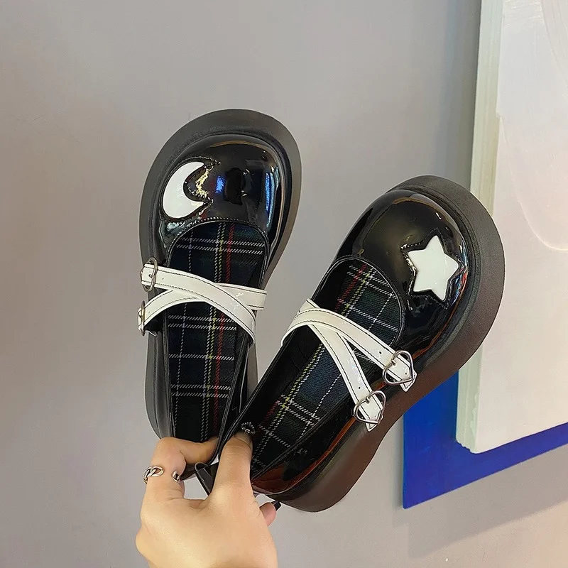 

Mary Jane small leather shoes female spring new girl sweet retro fashion students England high single shoes
