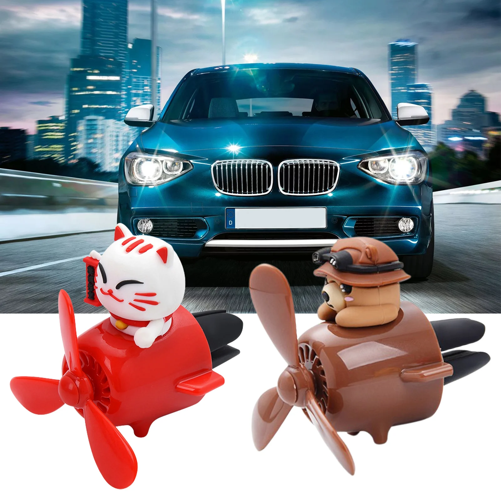 

New Bear Pilot Car Aromatherapy Diffuser Car Air Freshener Vent Clip Air Outlet Interior Perfume Diffuser Car Perfume Ornament