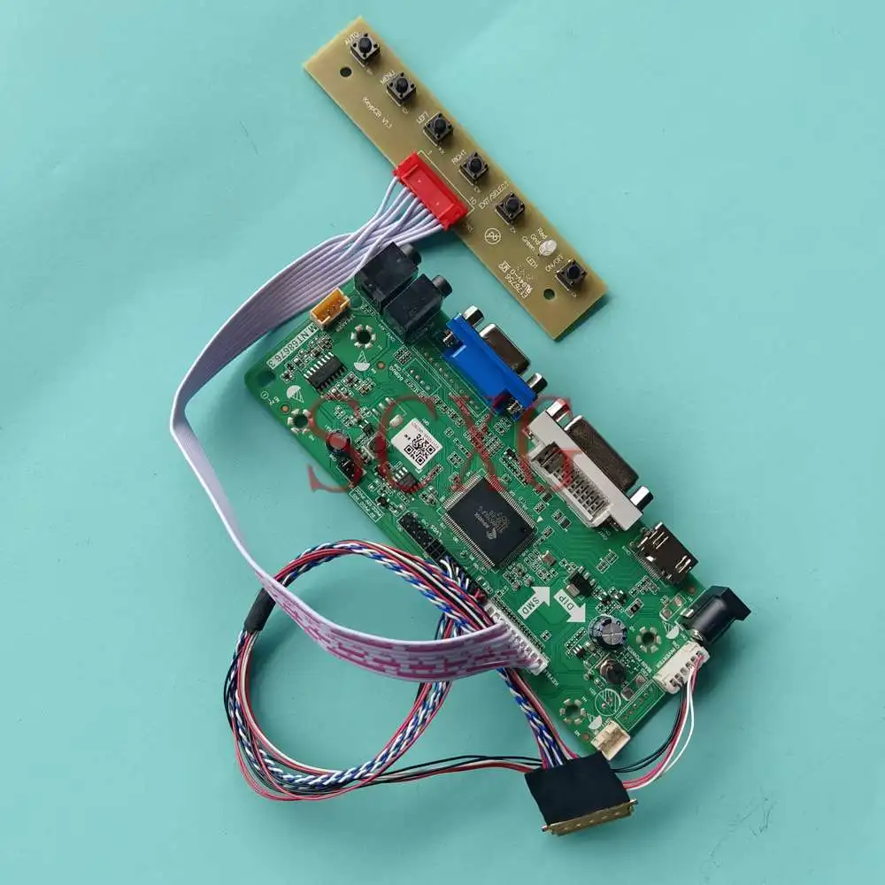 

Monitor LCD Controller Board DIY Kit Fit B121EW09 V2 60Hz 12.1" LVDS 40 Pin Notebook Panel HDMI-Compatible DVI VGA 1280*800