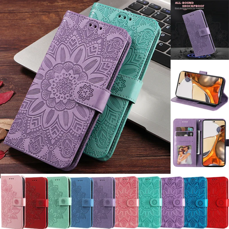 

For Honor X6 VNE-LX1 Case For honor X8 VNE-N41 X9A X7A Cover Fashion Embossed Funda Leather Card Slot Protect Mobile Phone Case