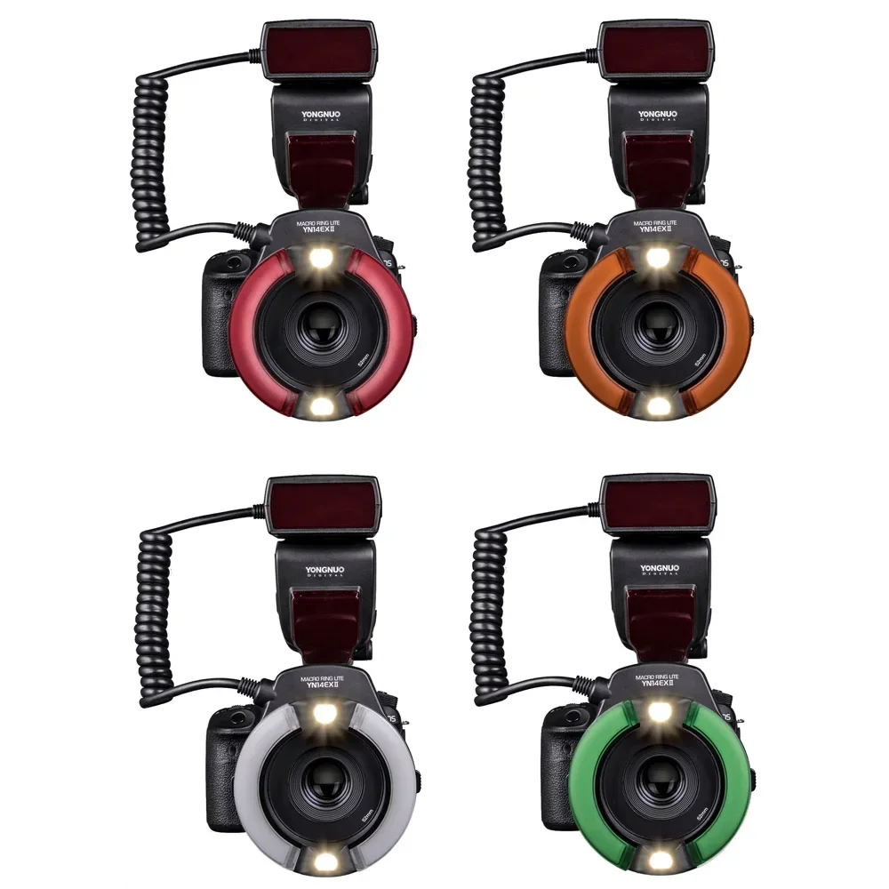YONGNUO YN14EX II TTL Macro Ring Lite Flash Speedlite светодиодный светильник для Canon EOS 1Dx 5D3 7D 70D 80D 60D 700D