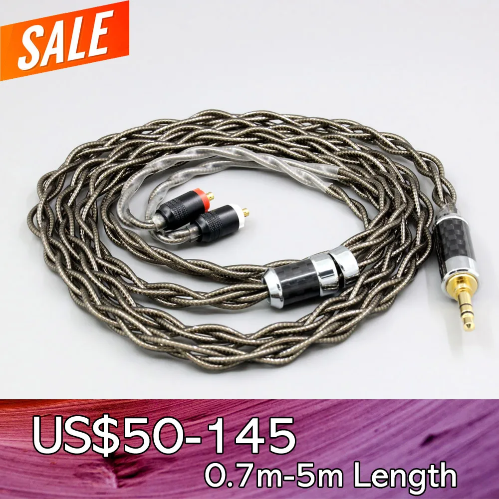 99% Pure Silver Palladium + Graphene Gold Shielding Earphone Cable For Sony XBA-H2 XBA-H3 xba-A3 xba-A2  LN008197