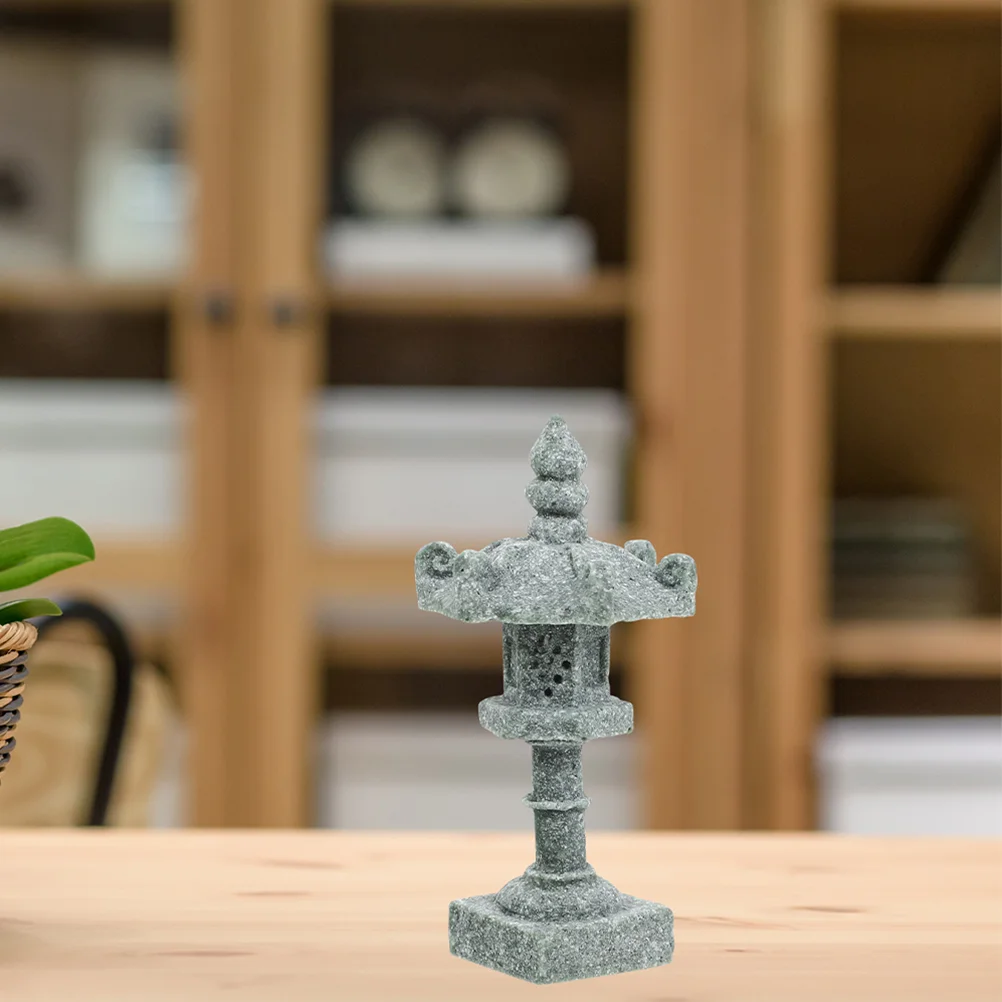 

Miniature Pagoda Figurine Japanese Tower Light Decoration Building Scenery Landscape Pavilion