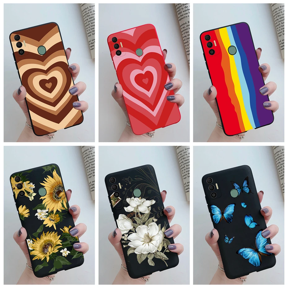 Чехол для телефона Tecno Spark 8 P 2021 6,6 дюймов, модный мультяшный чехол с рисунком на заднюю панель для Tecno Spark 8 P 8 P