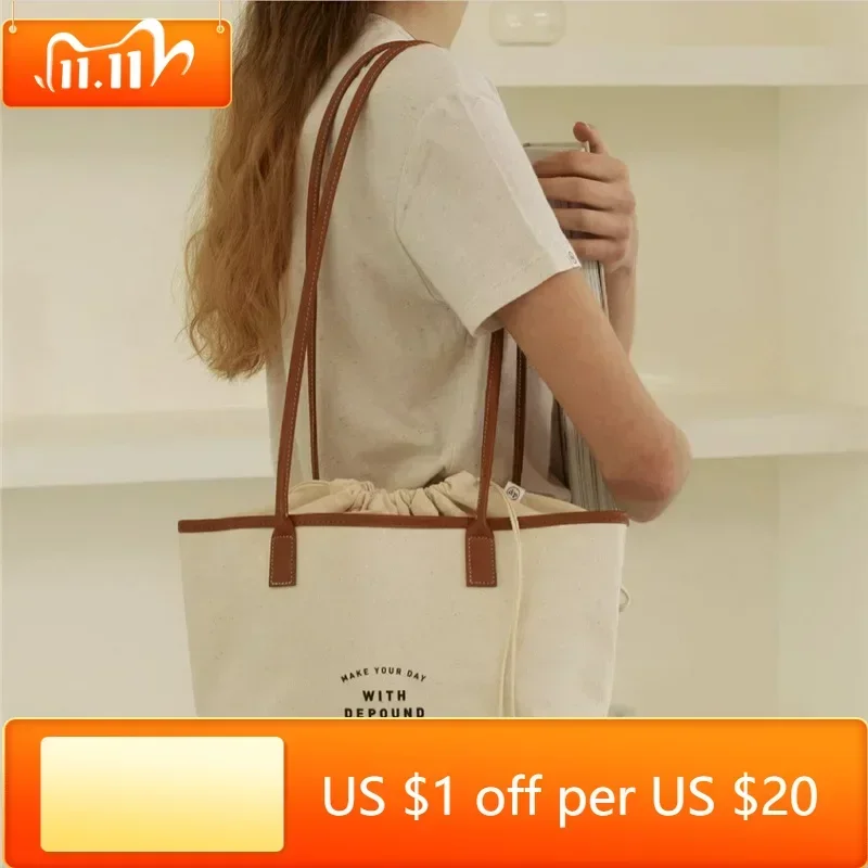 

Летние простые Лоскутные сумочки в стиле ретро, Повседневная хлопковая Холщовая Сумка на шнурке, сумка-тоут на одно плечо для женщин